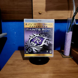 Jogo Saints Row The Third Favoritos PS3 Original Mídia Física Novo lacrado