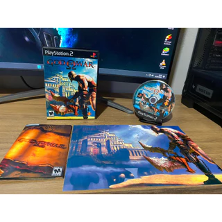 God of War Pôster/Manual para PS2