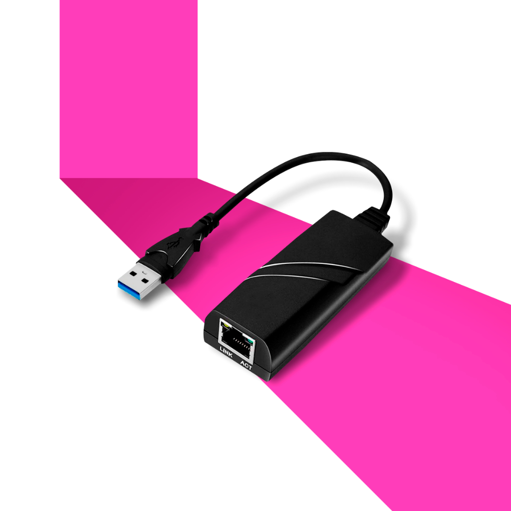 Adaptador Rede Usb 3.0 Gigabit Rj45 Ethernet 10/100/1000