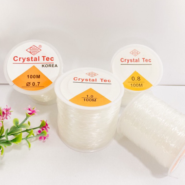 Fio de silicone 100 metros - 0.7/0.8/1.0 para pulseira infantil