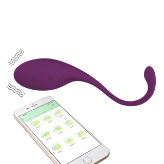 Vibrador Capsula Love Spouse 10 Vibrações Aplicativo App Roxo