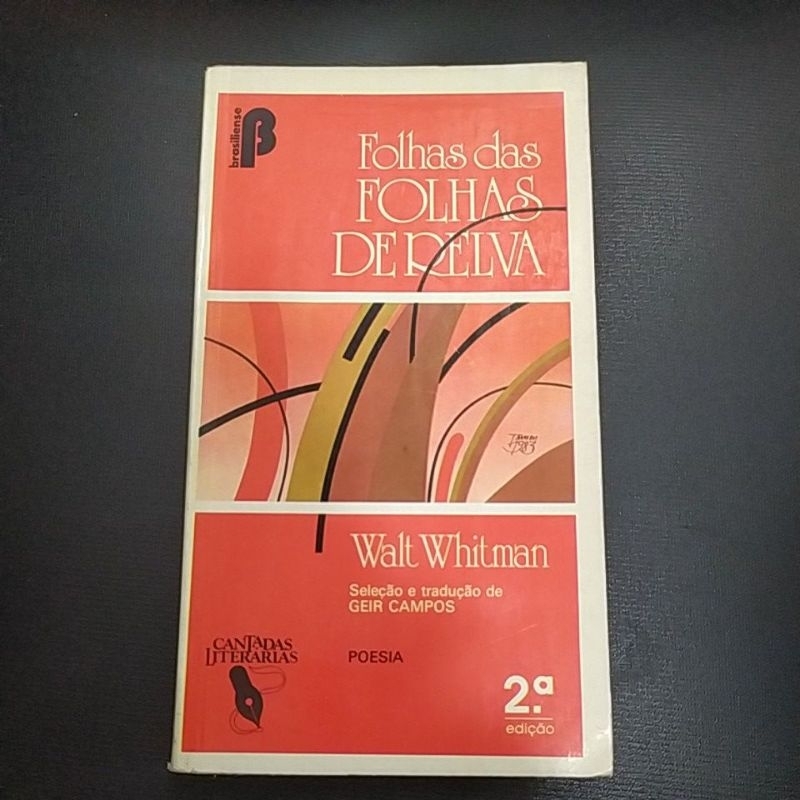 Livro Folhas Das Folhas de Relva Walt Whitman Shopee Brasil