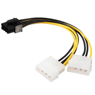Cabo Adaptador Energia 8 Pinos Placa De Vídeo Pci Express