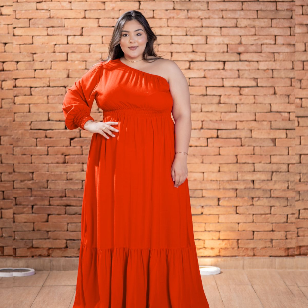 Vestido de madrinha 2024 plus size vermelho