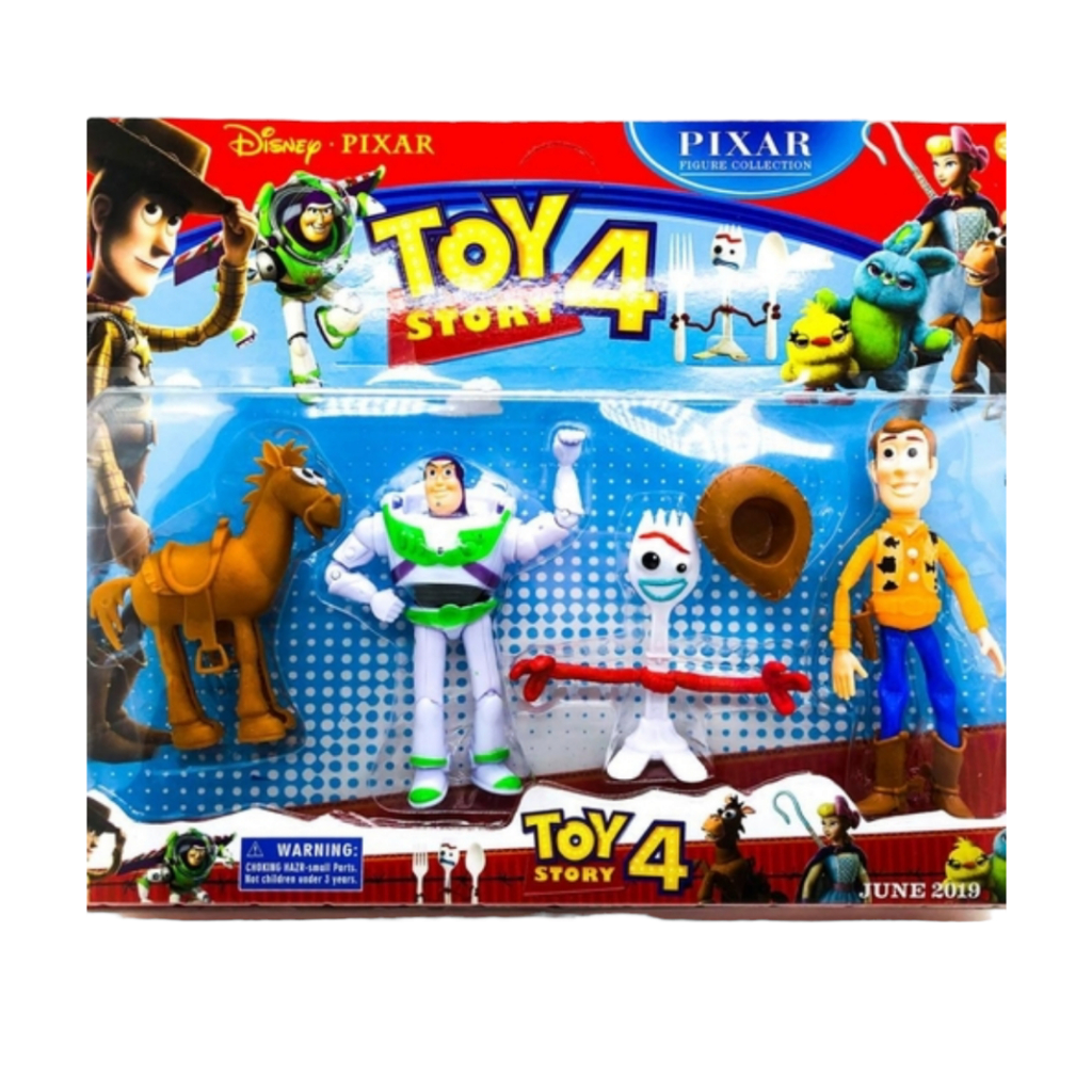 Kit Toy Story Encartelado - 4 Personagens no Shoptime