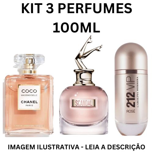 Perfume Feminino Importado - Réplica Good Girl, Scandal, La Vie Est Belle,  Chloé, Coco Chanel