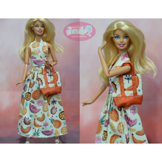 1 Conjunto De Roupas Barbie Boneca Princesa Vestido Preto De Cima 1/6 BJD  Bonecas Acessórios Para Presente Meninas