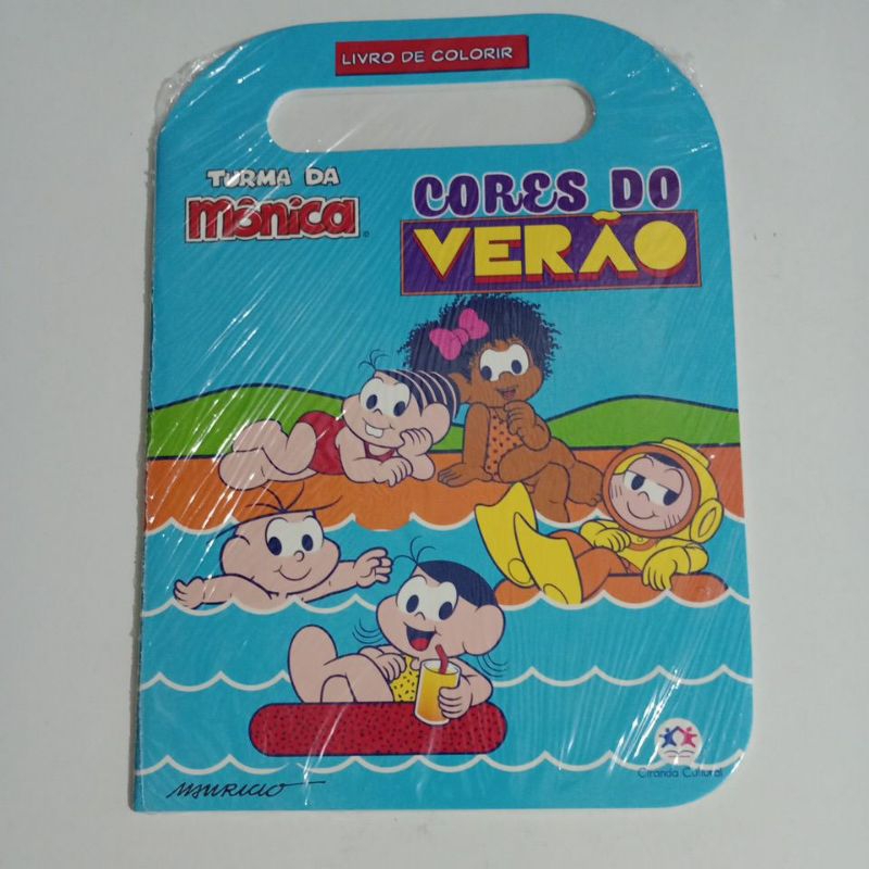 Kit Infantil Colorir Box c/12 Lápis Turma da Mônica