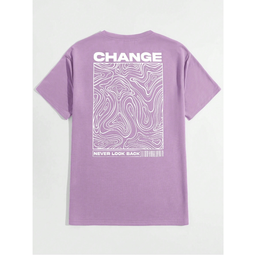 Camiseta Aesthetic Minimal Estampa Chenge Topografia Caminho Alto Relevo Minimalista Blusa Frente Costas Unissex