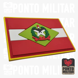 Patch Bandeira Santa Catarina Emborrachado Airsoft - Ponto militar
