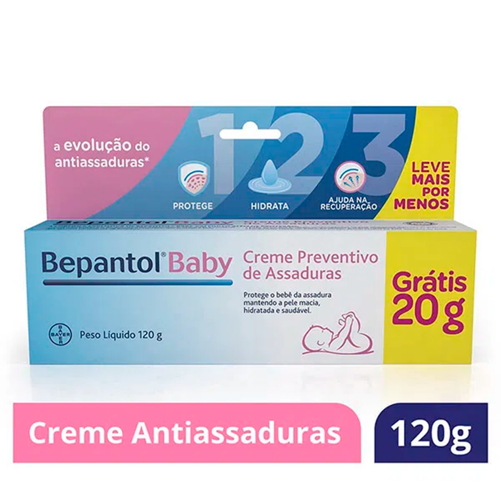 Kit Com 3 Unid - Pomada Bepantol Baby Leve 120g Pague 100g | Shopee Brasil