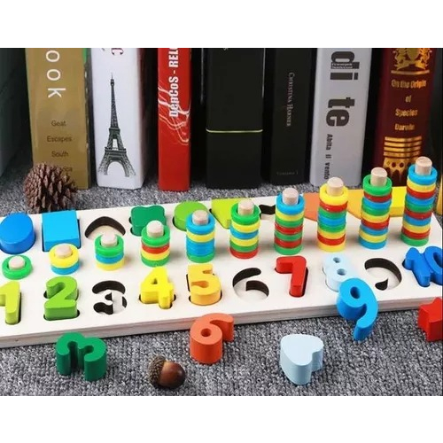 Brinquedo Pedagógico Tabuleiro Numérico Montessori
