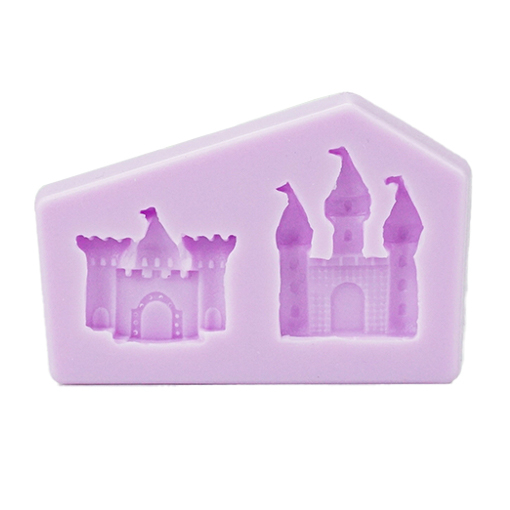 Molde Em Silicone Para Confeitaria Castelo Princesa Cinderela