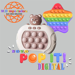 Pop It eletrônico  Brinquedo  Dia das Crianças Console Anti Stress Educacional Game Musical Quick Push Game