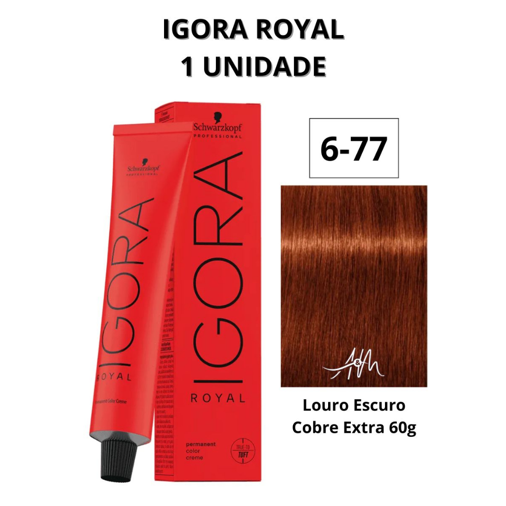 Igora 7.77 + Ox 20/30 + L.77  Red hair with blonde highlights, Hair, Hair  styles