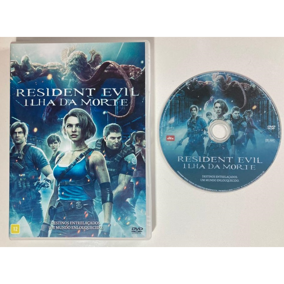 Dvd Filme: Resident Evil - A Ilha Da Morte (2023) Dub E Leg