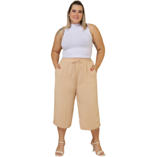 Calça Pantacourt Plus Size em Promoção na Shopee Brasil 2024