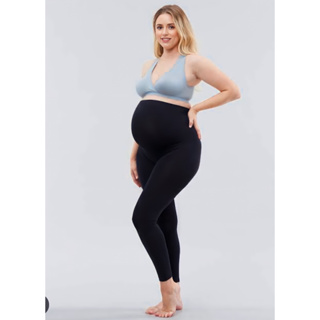 Compra online de Leggings para gravidez cintura alta grávidas magras  maternidades mulheres barriga suporte malha leggins calças modeladoras de  corpo