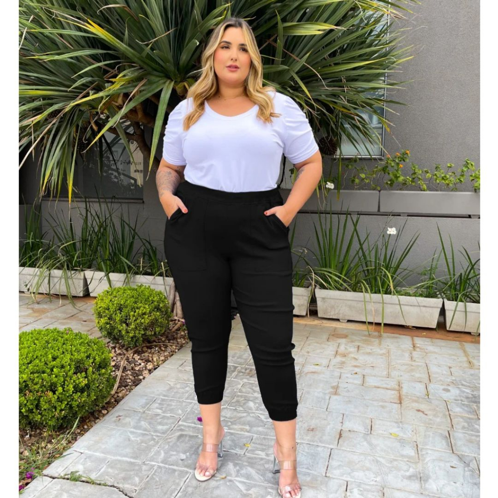 Calca jogger hot sale plus size