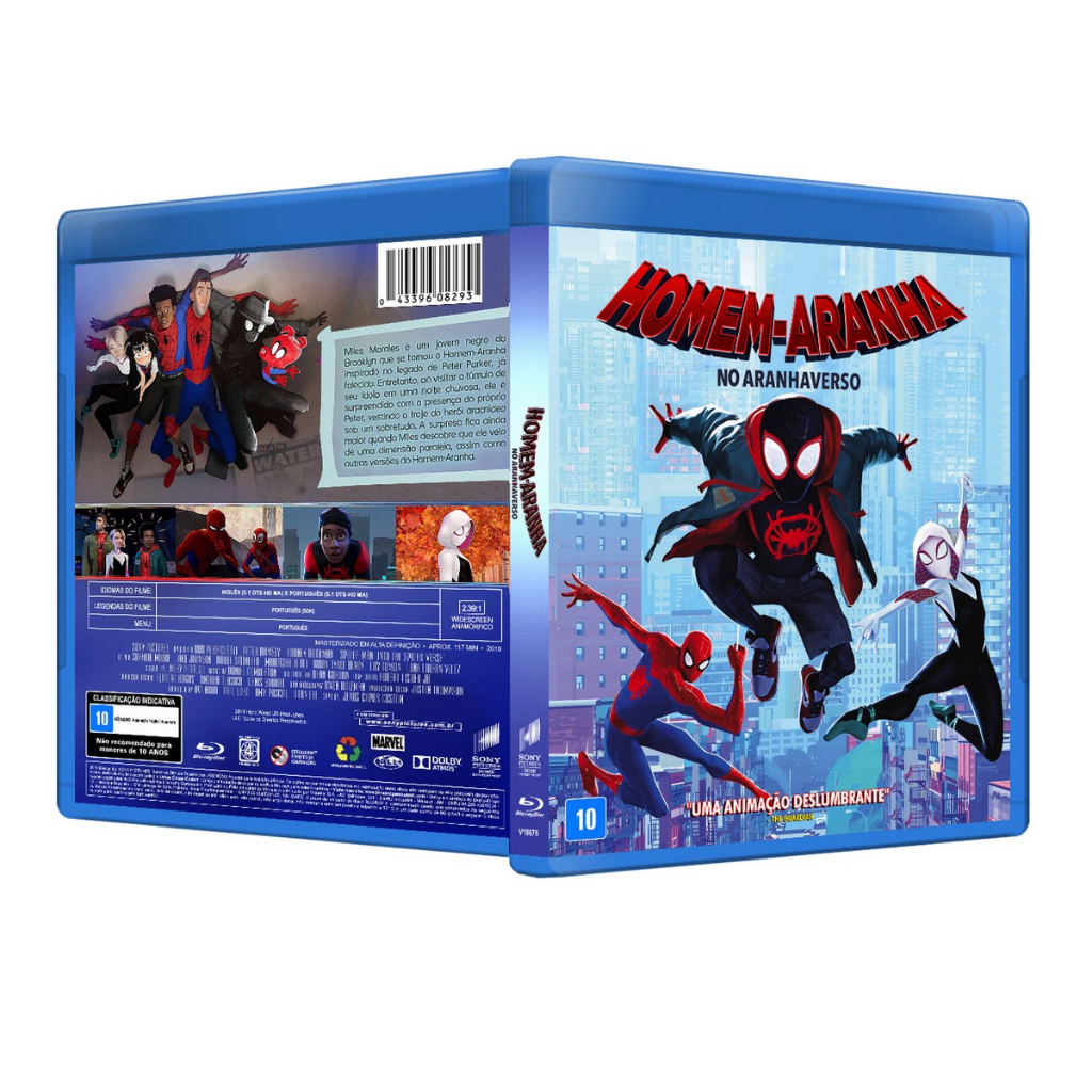 Blu-ray: Homem Aranha - No Aranha Verso [PERSONALIZADO]