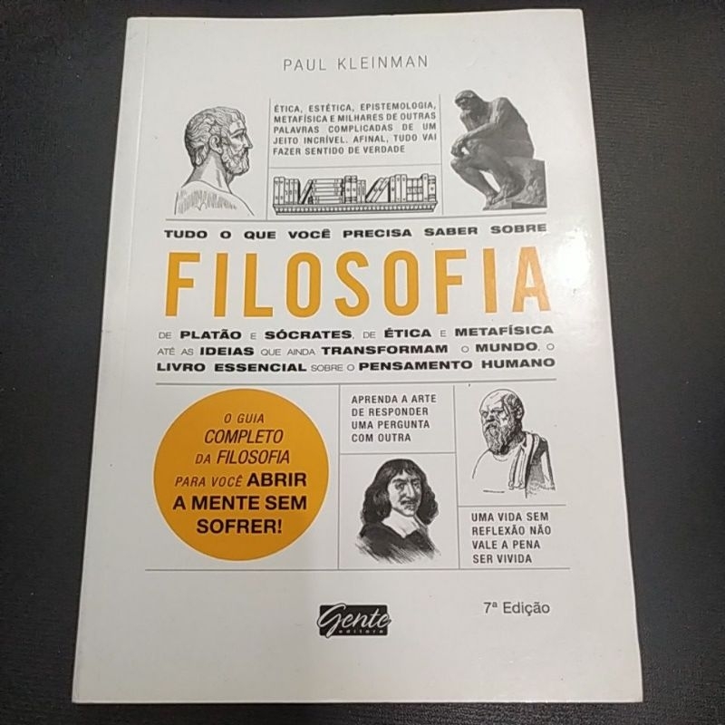 Livro Tudo O Que Você Precisa Saber Sobre Filosofia Paul Kleinman Shopee Brasil