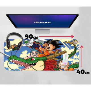 Mouse Pad Dragon Ball Super Z Grande Extra Grande 90x40 Personalizado Costurado DBZ db dbgt dbsuper kamehouse