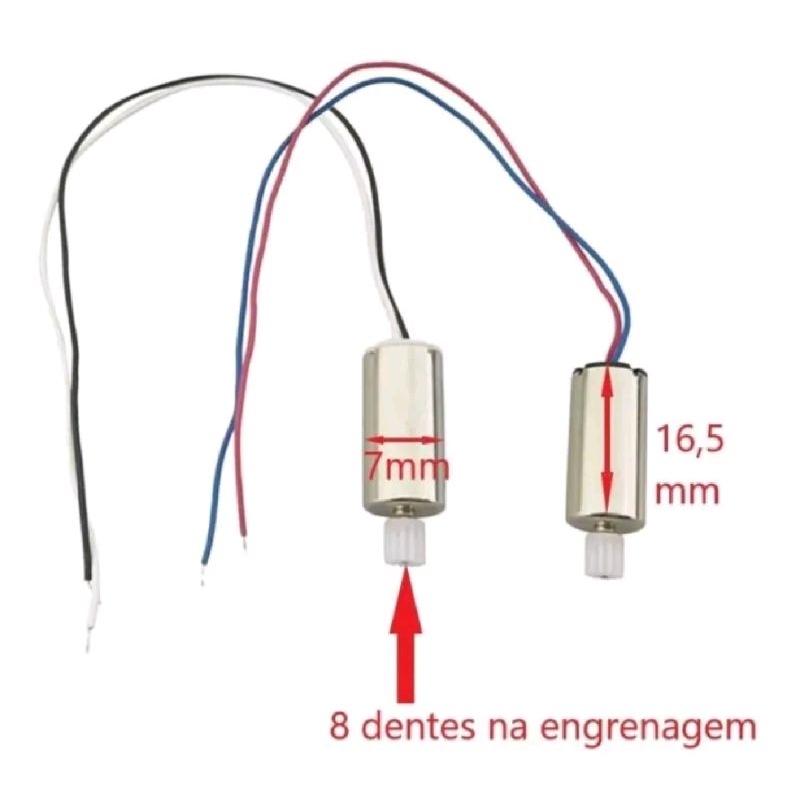 Rch Peça de Reposição e Reparos 4 Motores Drone E99 - E99PRO