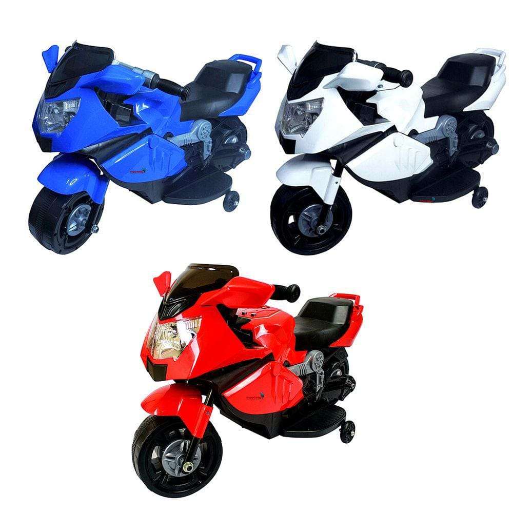 Mini Moto Elétrica Infantil Vermelha BW044VM