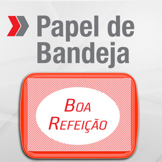 Jogo Americano Papel Bandeja para Restaurantes e Lanchonetes 63gr Tema Refeição