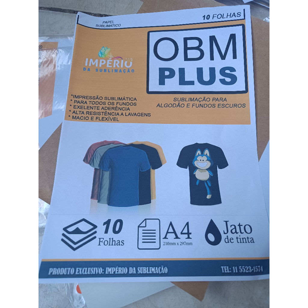 Obm Plus Pacote Com 10 Folhas A4 Shopee Brasil 7445