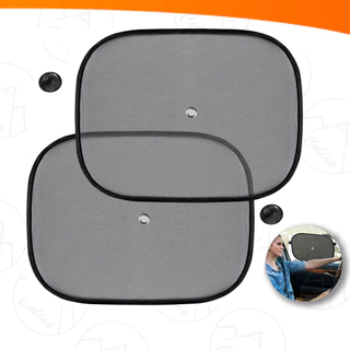 2 Protetor Solar lateral para carro 44x37cm com ventosa em Oferta na Shopee