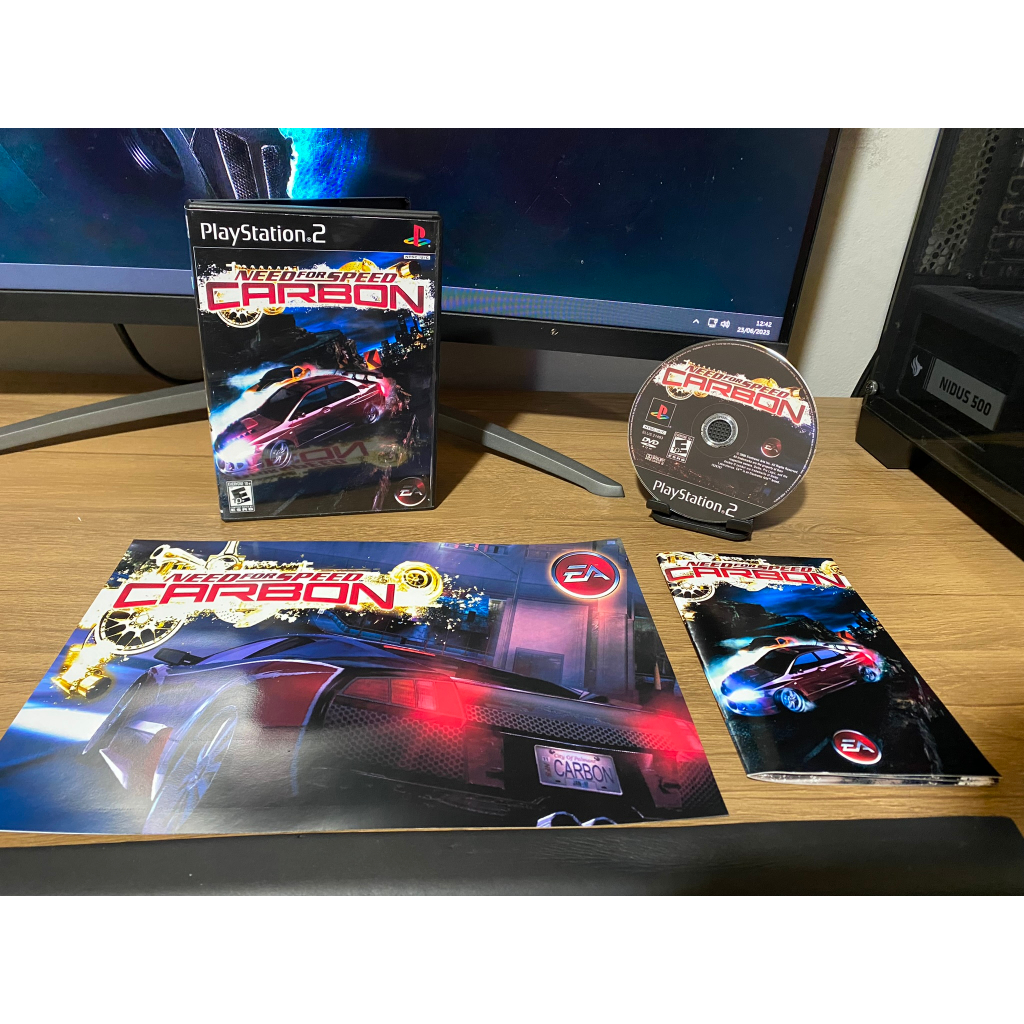 Need for Speed Carbon com Pôster/Manual para PS2