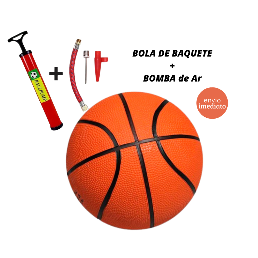 Kit Bola de Basquete Wilson Hyper Shot + Bomba de Ar - EsporteLegal