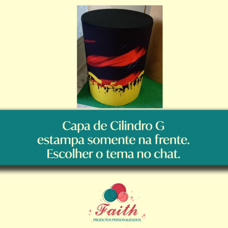 Capa De Cilindros Personalizada Tam G Shopee Brasil 5530