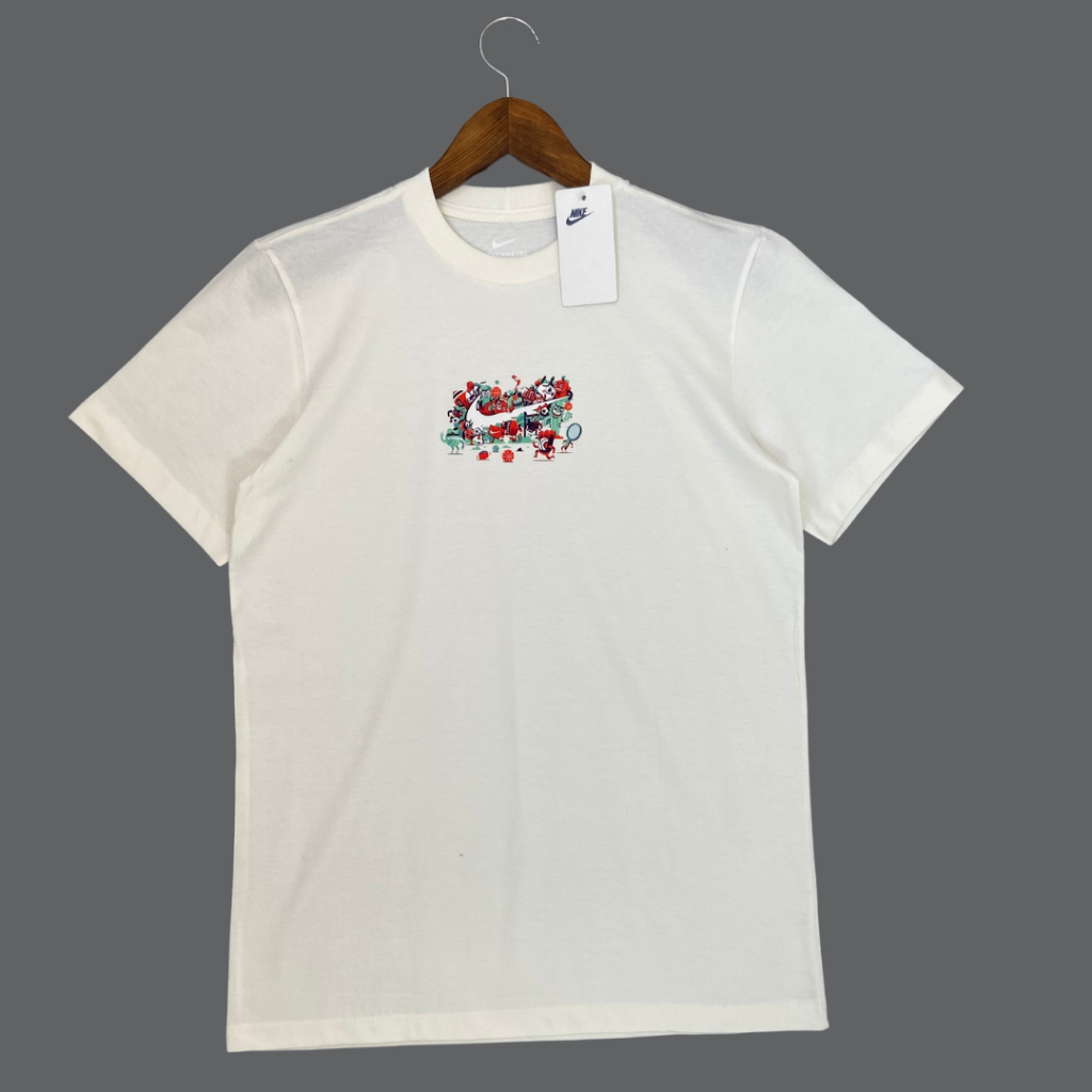 Camiseta Masculina Moda Skatista Algodão Off White Streetwear Unissex