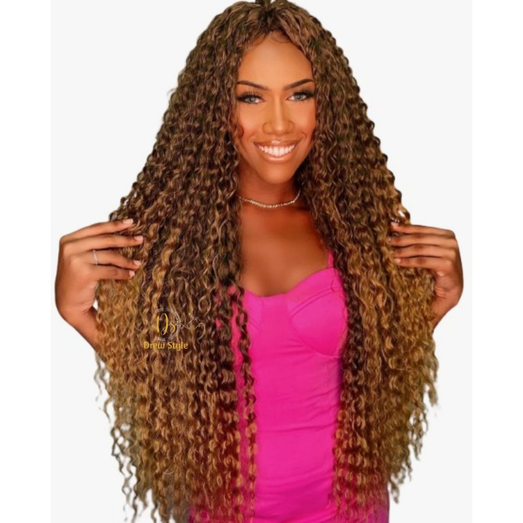 Aplique /Extensão De Cabelo Fibra Organico Cacheado Para Crochet Braids -  70 Cm -Semelhante Ao Humano na Americanas Empresas