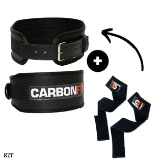 Cinturão + strap fita kit academia musculação crossfit puxada costas fivela cinto fivela cf