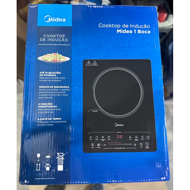 Imagem do produto Cooktop de Indução Midea 1 Boca Portátil