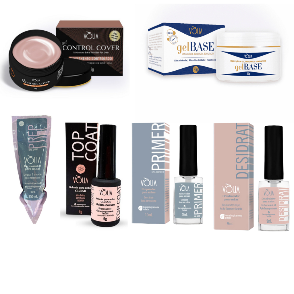 Kit Volia Completo 2 Gel + Preparadores