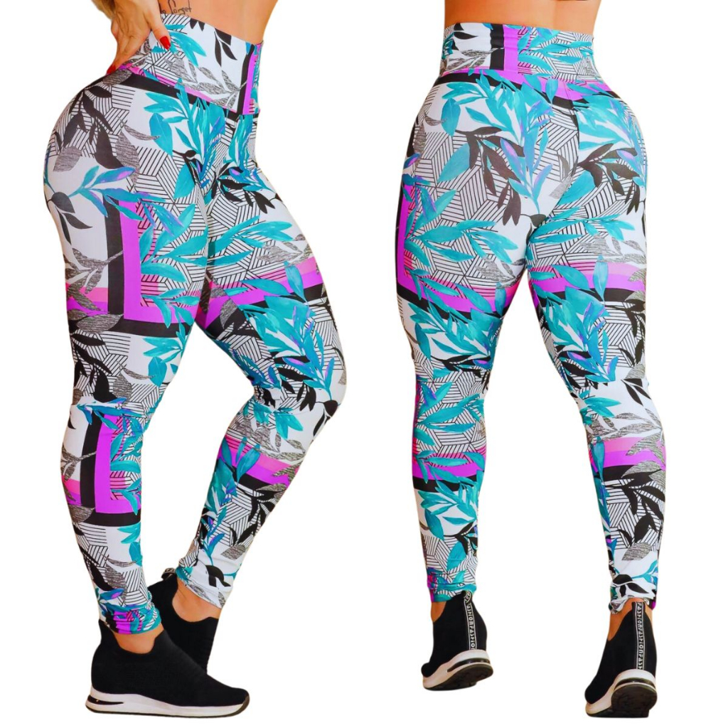 Calça legging Feminina estampada academia roupa feminina Fitness malhar ...