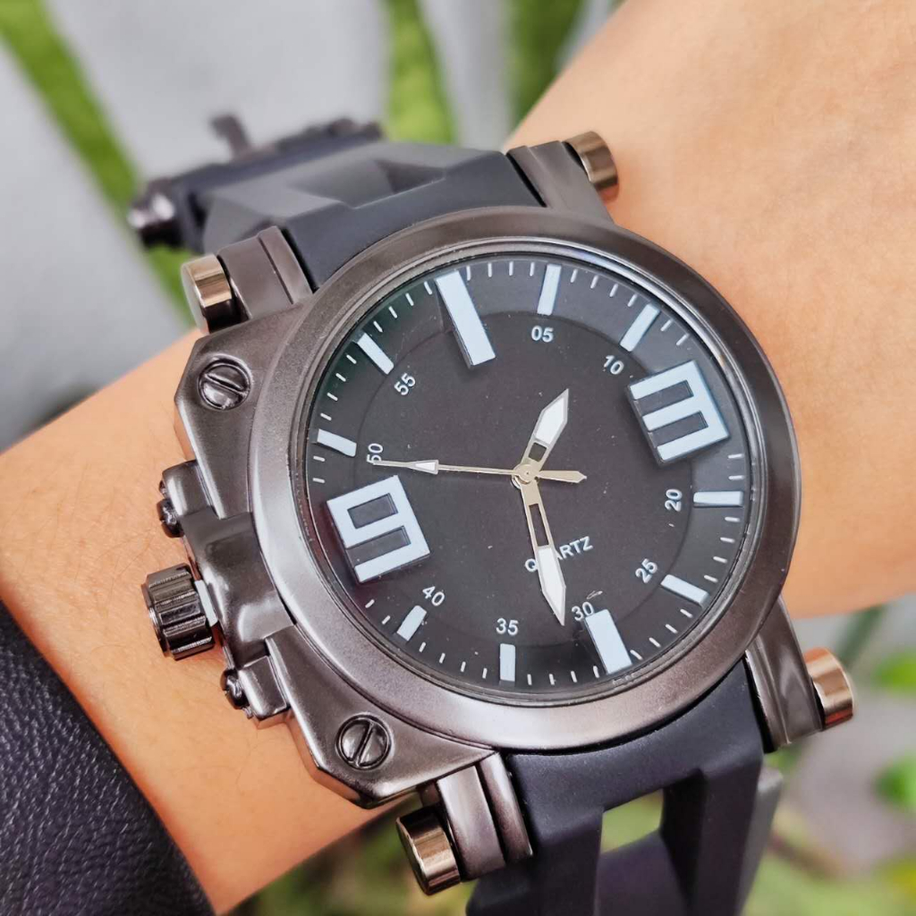 Relogio Masculino Esportivo Gearbox Titanium Ultra Resistente Pesado oguli Shopee Brasil