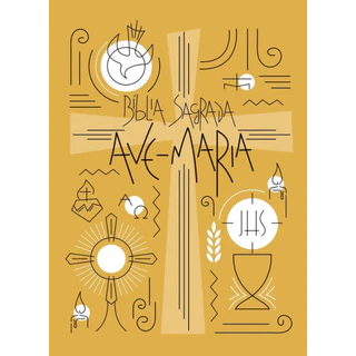Bíblia Sagrada Ave-Maria - Capa Símbolos