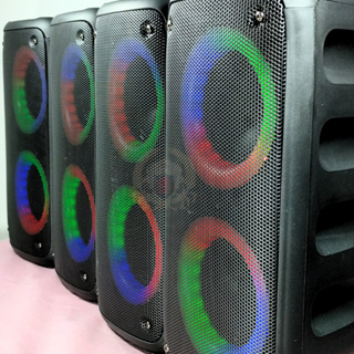 CAIXA DE SOM BLUETOOTH KTS 1266 CARTÃO SD LED MICROFONE PORTATIL POTENTE GRANDE