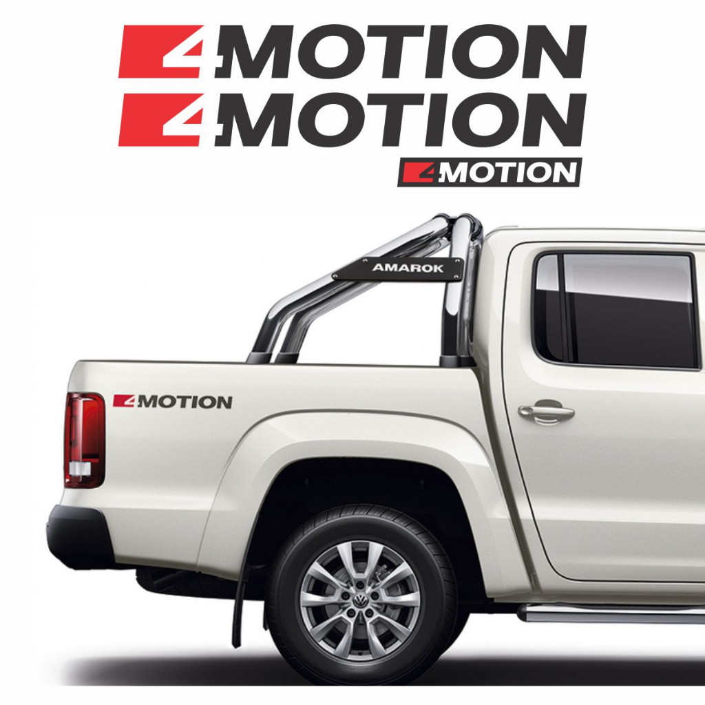 Adesivo 4motion Lateral e traseira para Amarok kit com 3 unidades ...