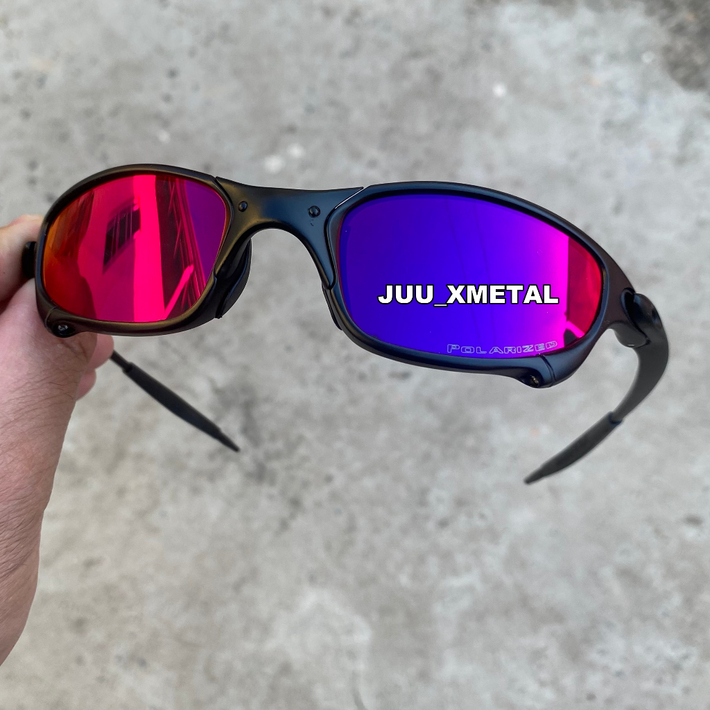 Oculos de Sol Oakley Juliet Xmetal Vermelha Double X Mandrake em Promoção  na Americanas