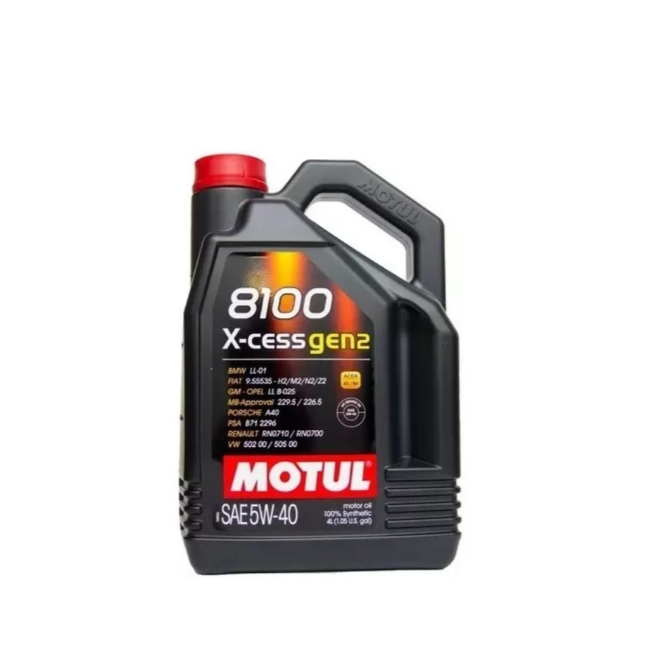 MOTUL 5W40 8100 X-CESS GEN2 4 LITROS | Shopee Brasil