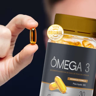 Ômega 3 1450mg Óleo de Peixe - EPA + TDH 30 Cáps