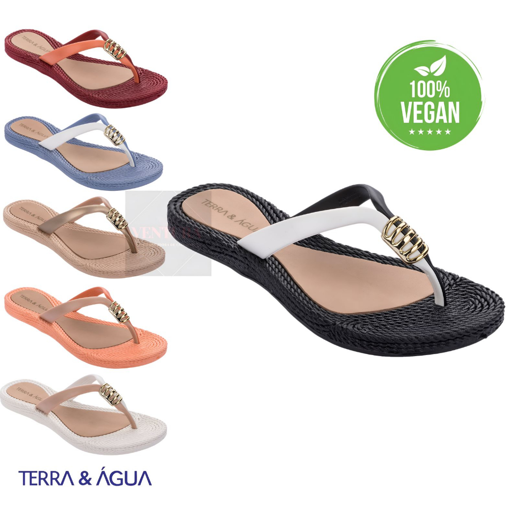 CHINELO CONFORTÁVEL FEMININO DE DEDO TERRA E ÁGUA ELEGANTE ORIGINAL ...