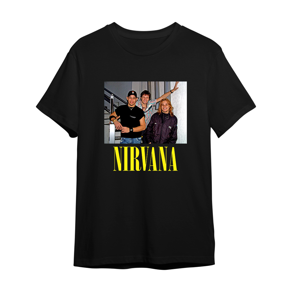 Camiseta Camisa Nirvana Fake Klb Meme Banda Casual Ref1328