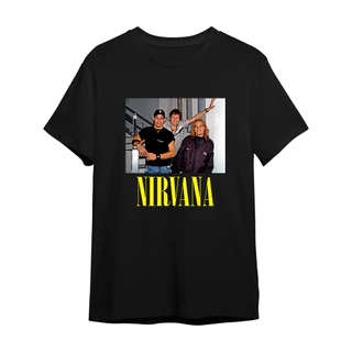 Camiseta Camisa Nirvana Fake Klb Meme Banda Casual Ref1328